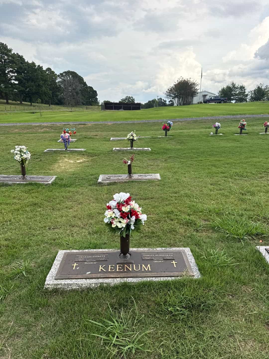 Charles Everett "Bookie" Keenum's grave. Photo 2