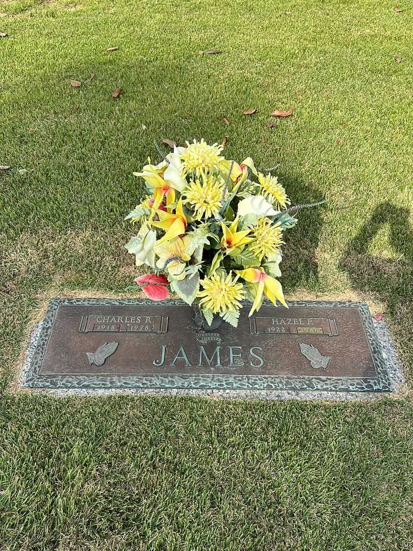 Hazel P. James's grave. Photo 1