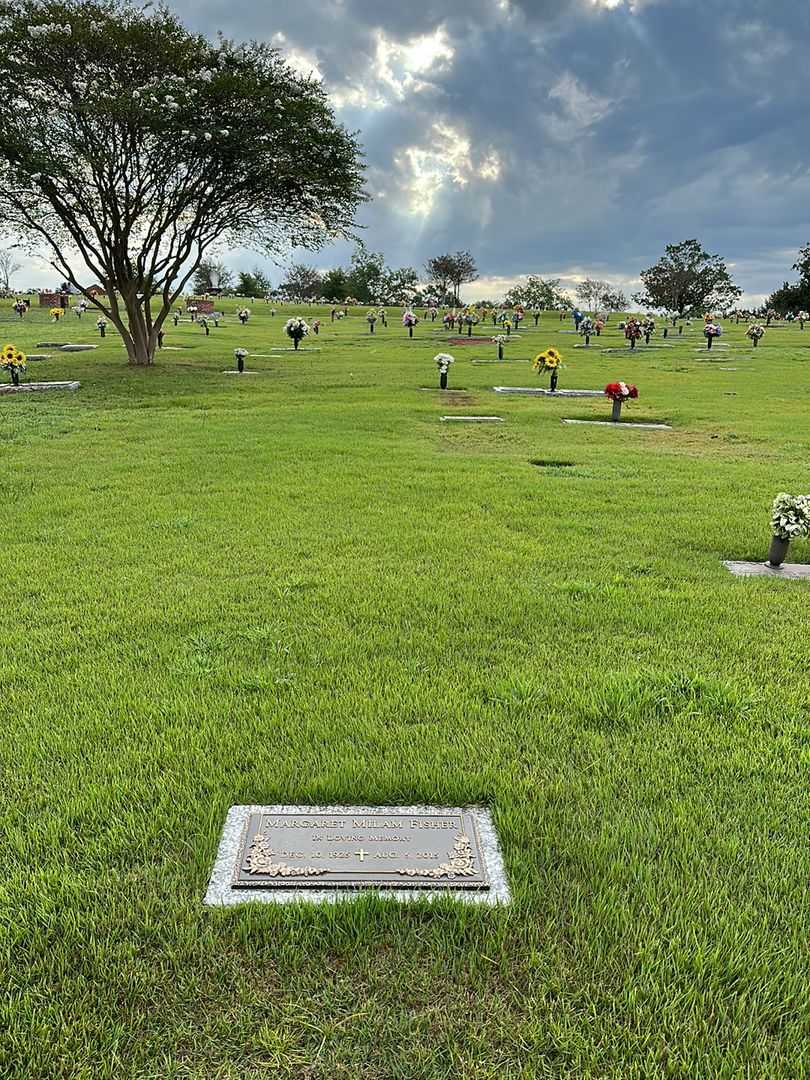 Margaret Milam Fisher's grave. Photo 2