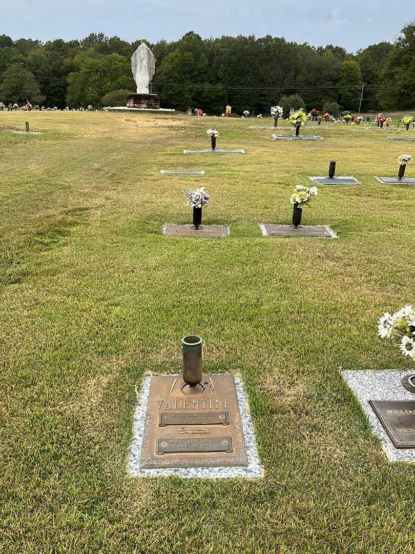 Martha Smith Valentine's grave. Photo 2