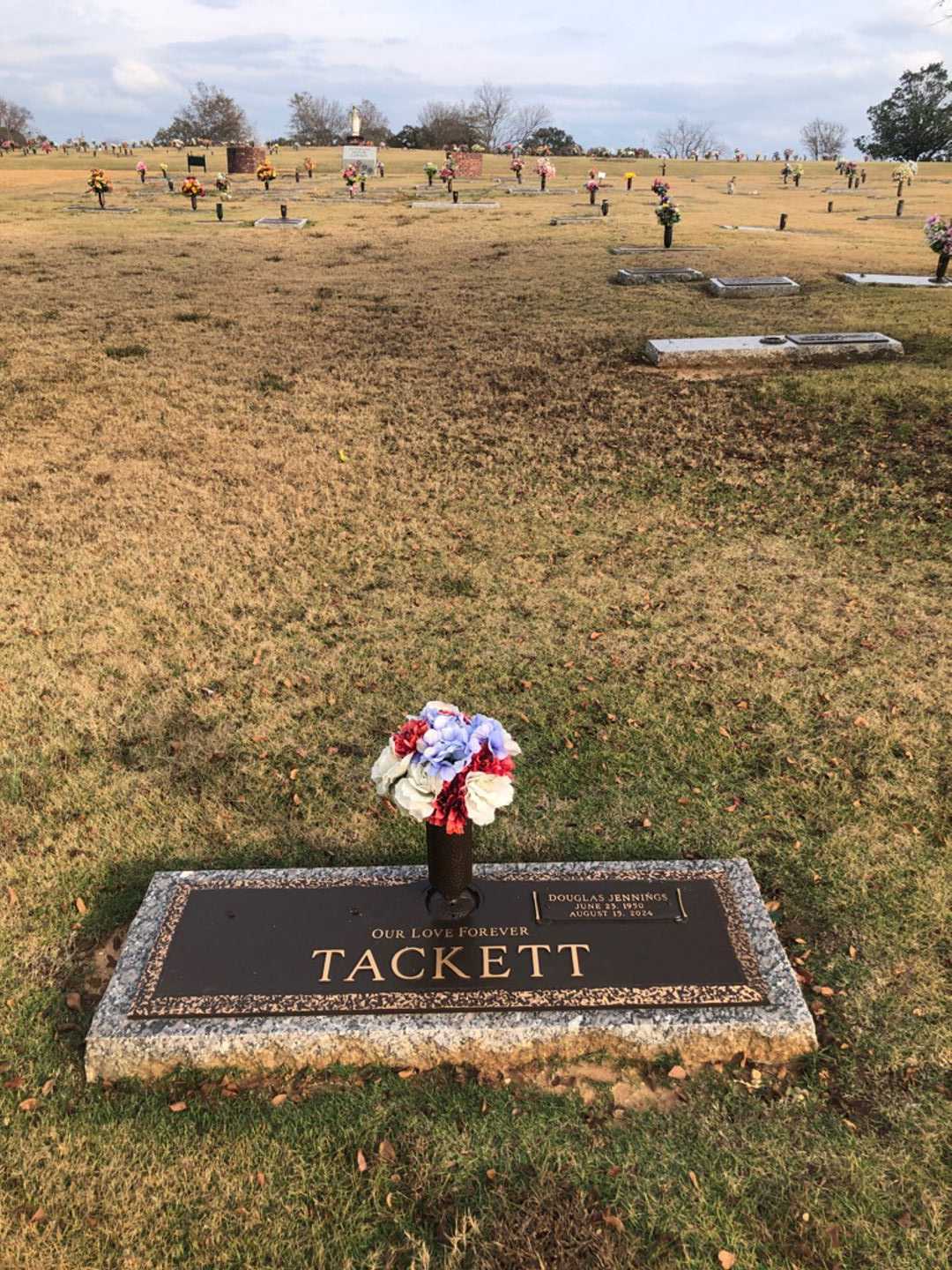 Jane Tackett's grave. Photo 1