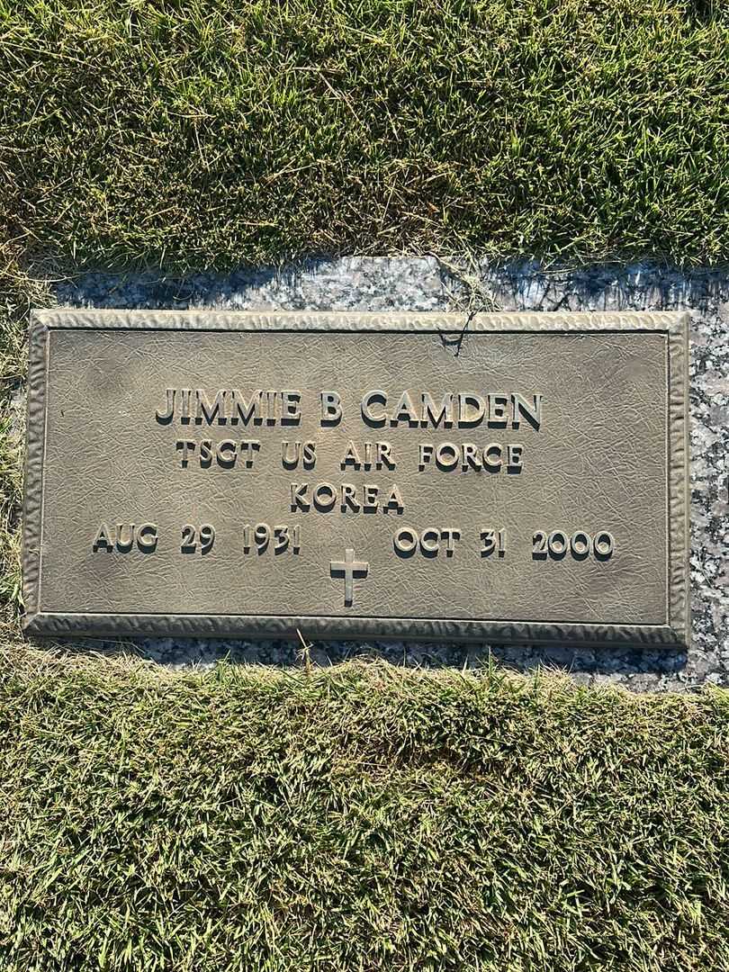 Jimmie B. Camden's grave. Photo 3