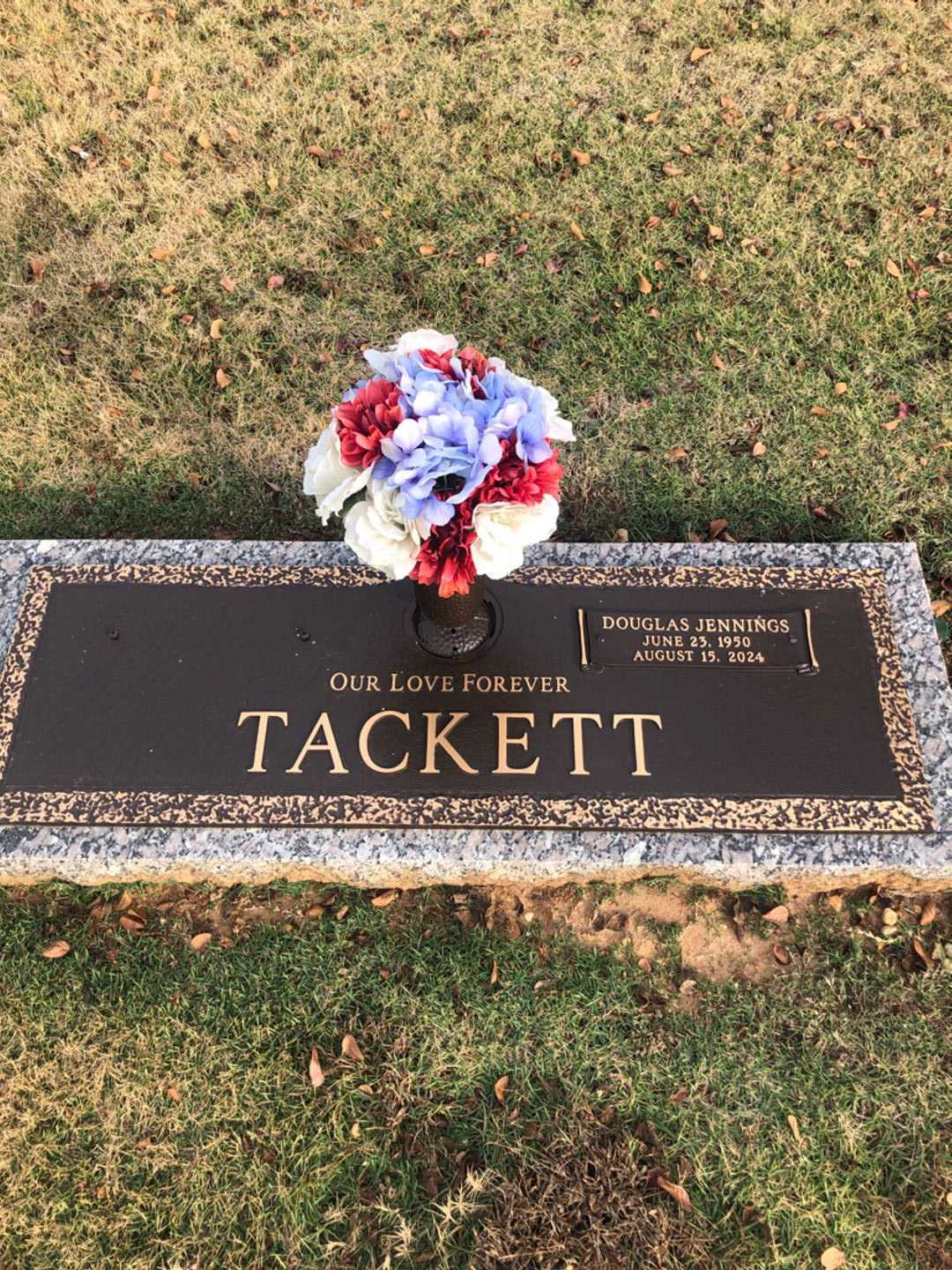 Jane Tackett's grave. Photo 2