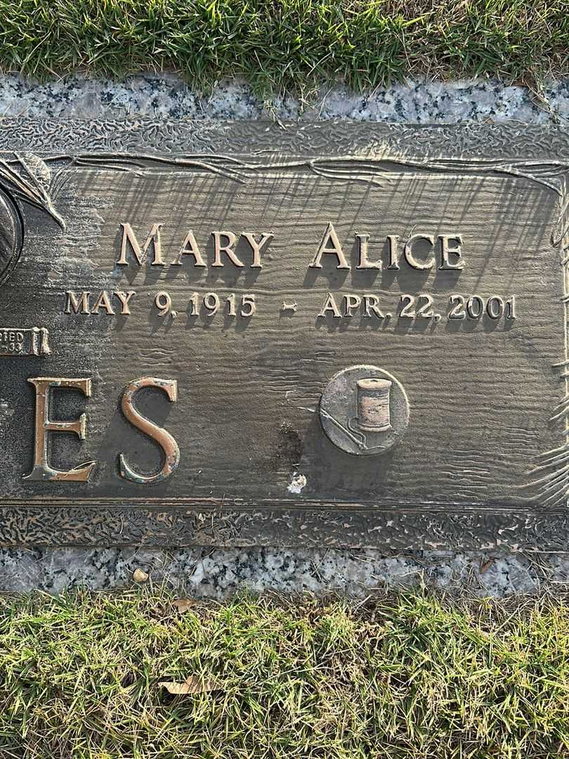 Mary Alice James's grave. Photo 3