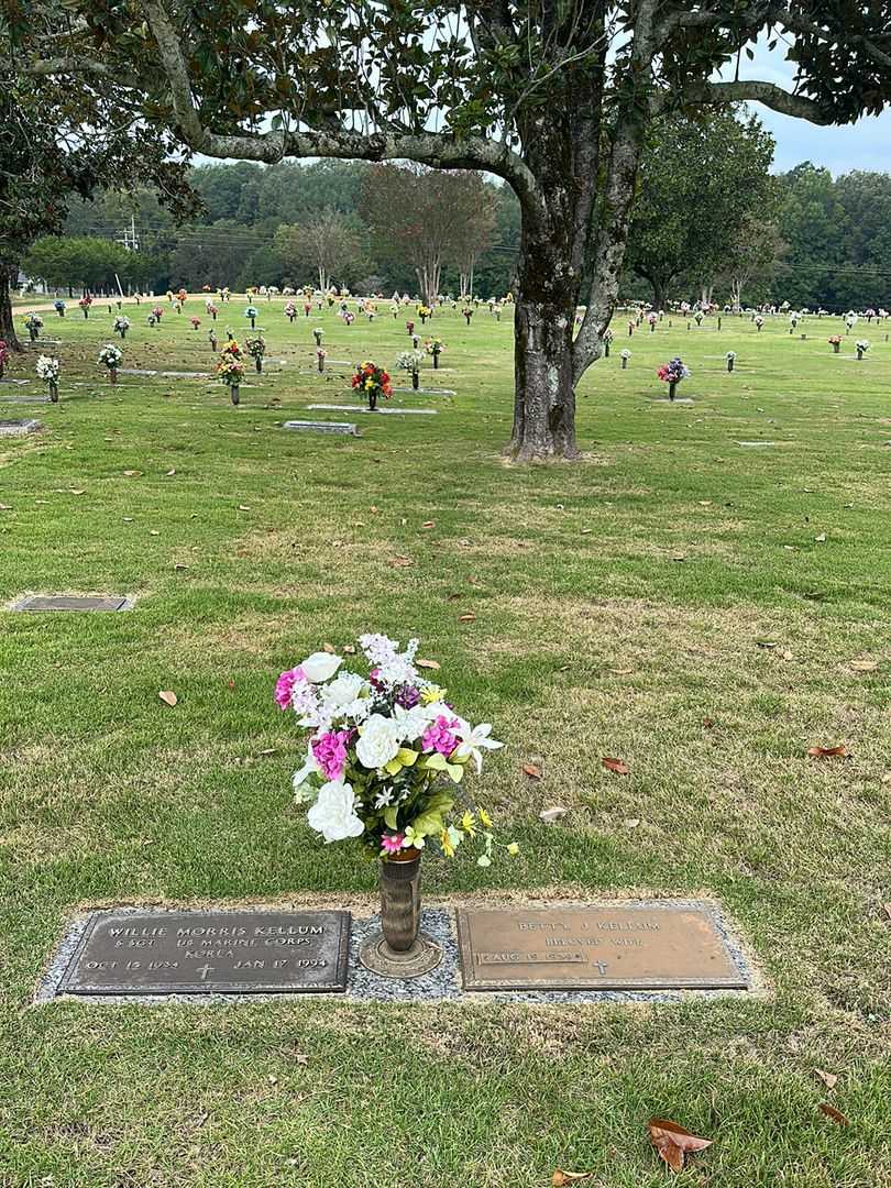 Willie Morris Kellum's grave. Photo 2