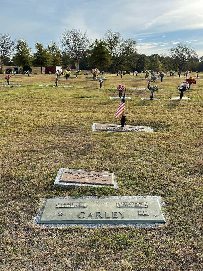 Ruby McClendon Carley's grave. Photo 2
