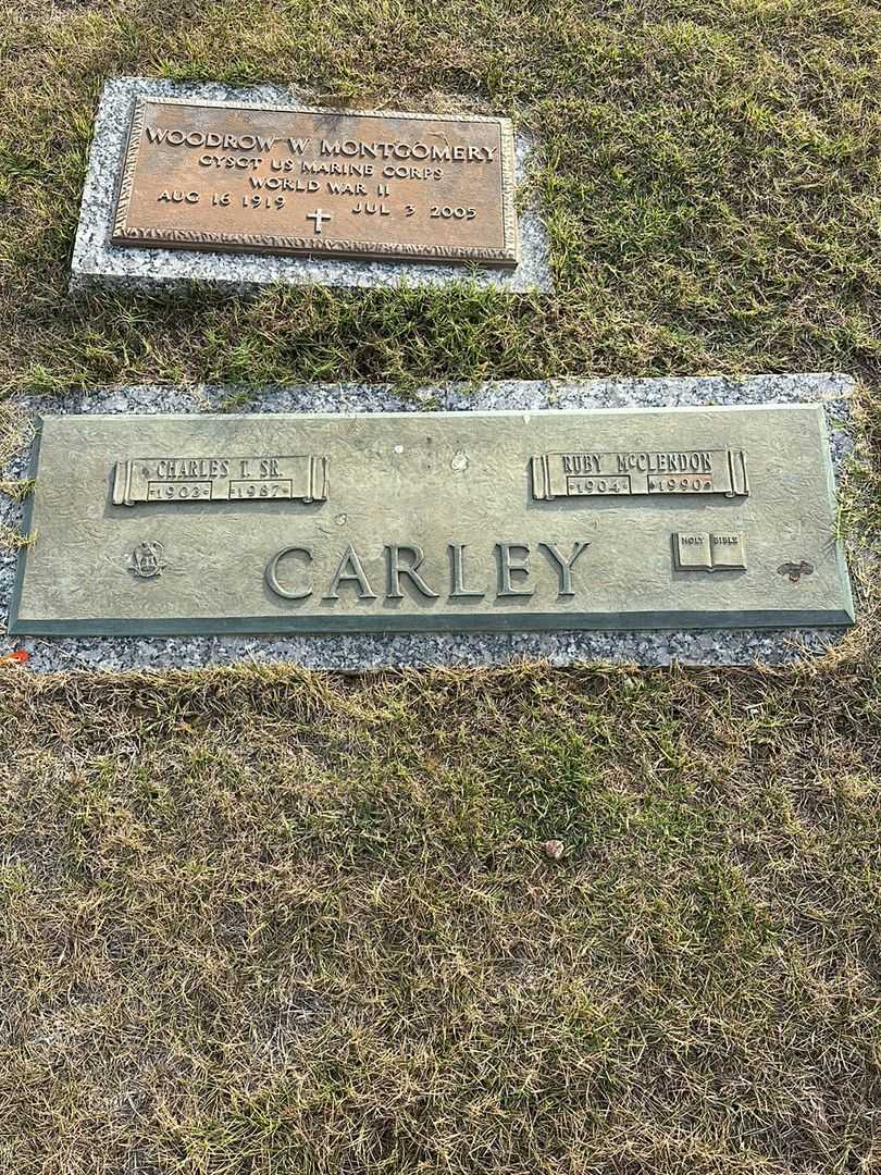 Charles Team Carley Senior's grave. Photo 1