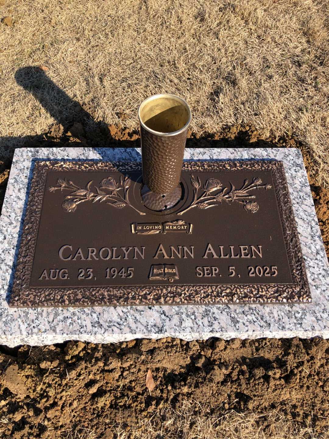 Carolyn Ann Allen's grave. Photo 1