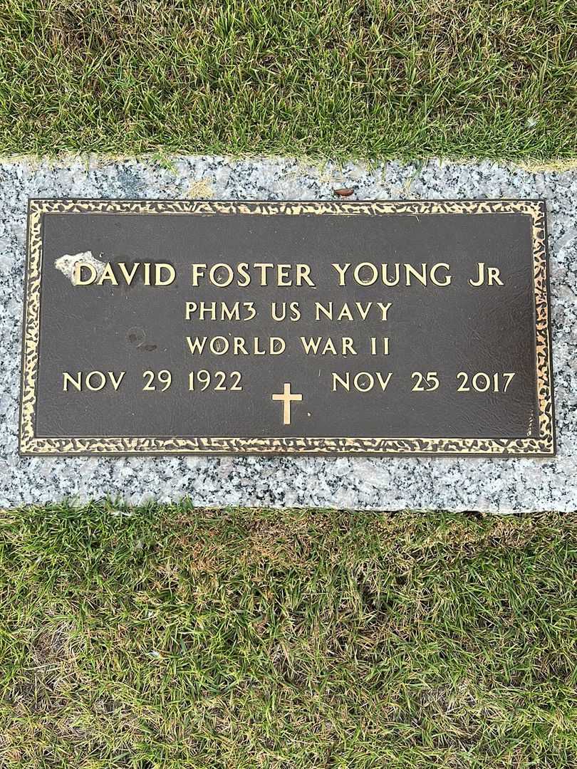 David Foster Young Junior's grave. Photo 3