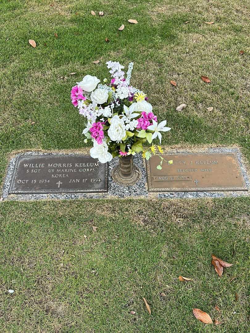 Willie Morris Kellum's grave. Photo 1