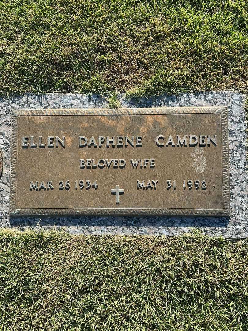 Ellen Dapehne Camden's grave. Photo 3