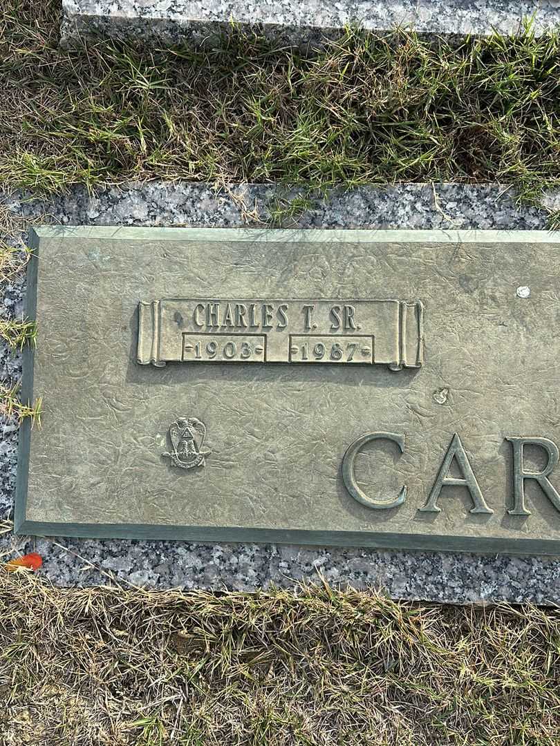 Charles Team Carley Senior's grave. Photo 3