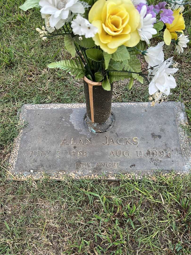 Alan Jacks's grave. Photo 1