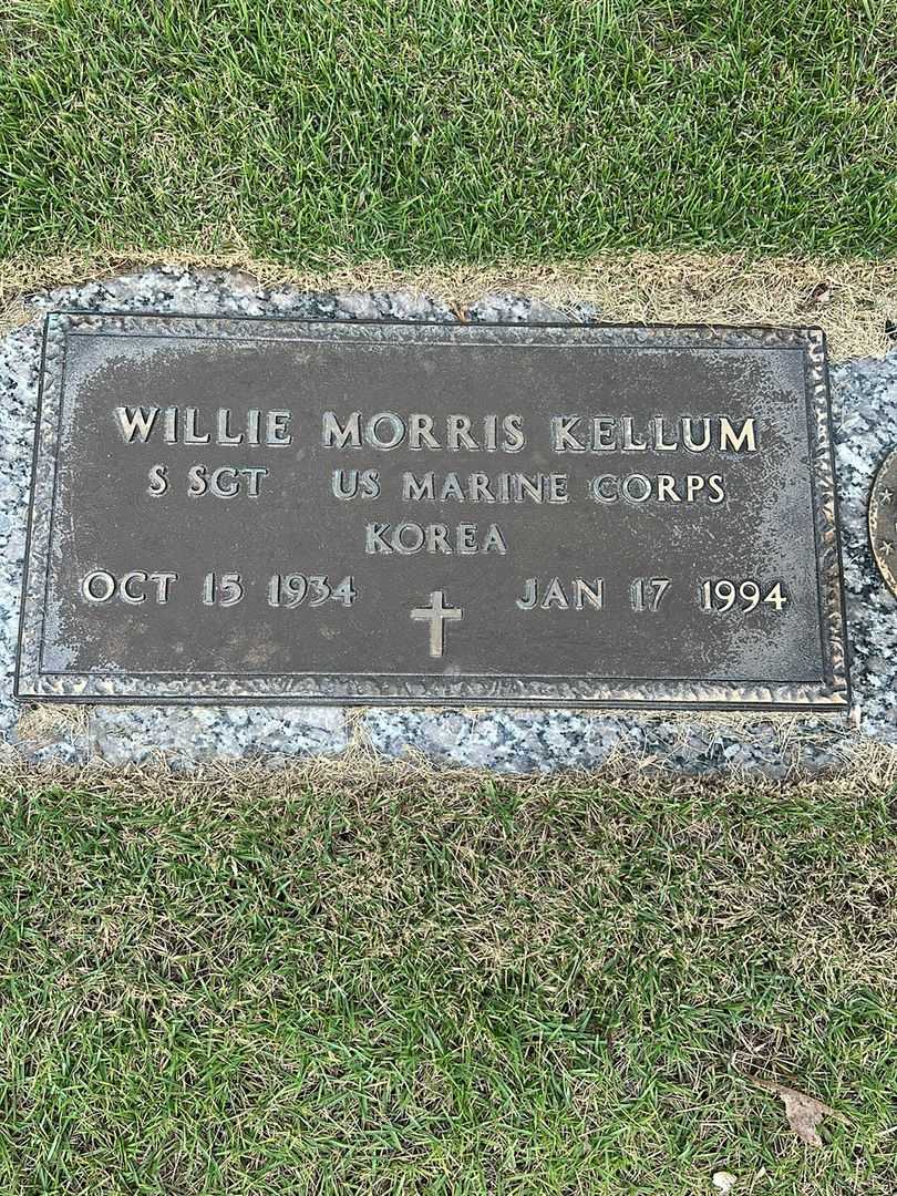 Willie Morris Kellum's grave. Photo 3