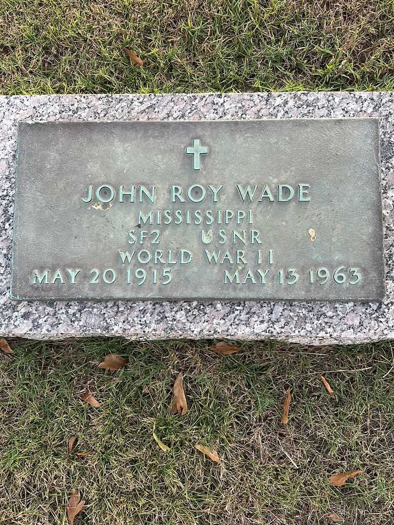 John Roy Wade's grave. Photo 3