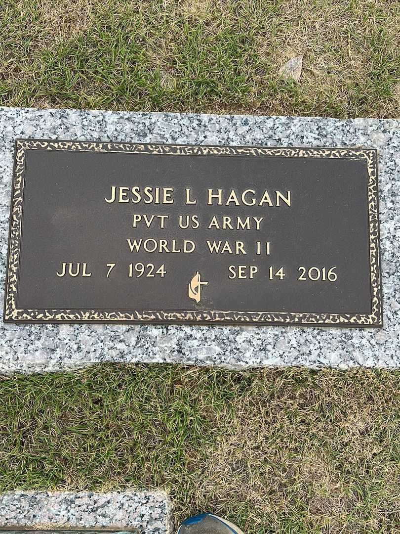 Jessie L. Hagan's grave. Photo 5
