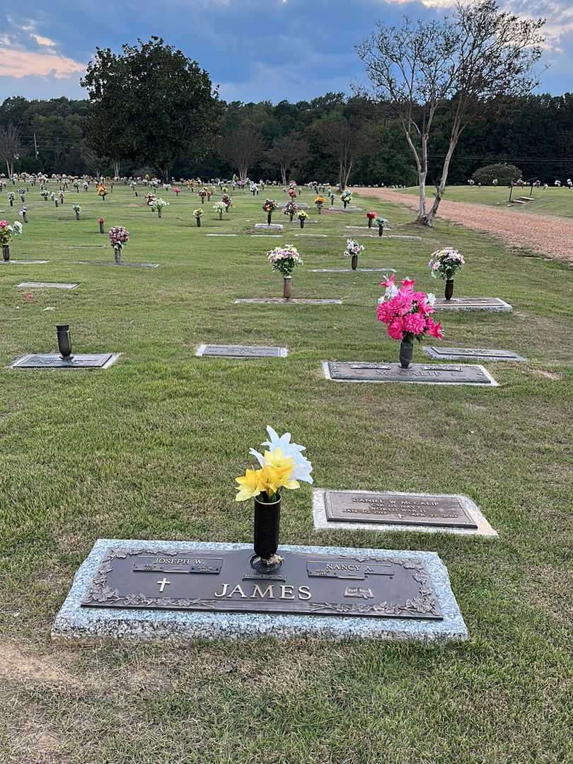 Joseph W. James's grave. Photo 2