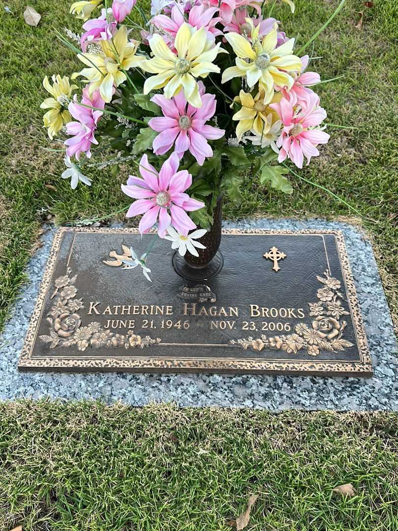 Katherine Hagan Brooks's grave. Photo 1