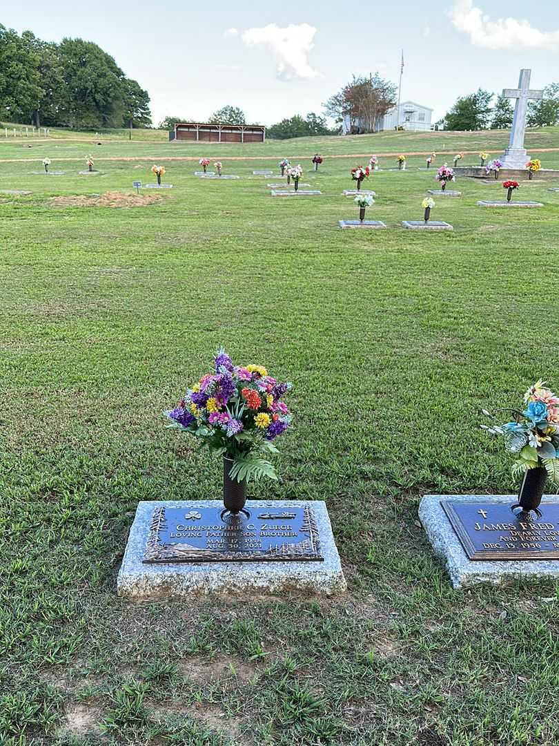 Christopher C. Zuege's grave. Photo 2
