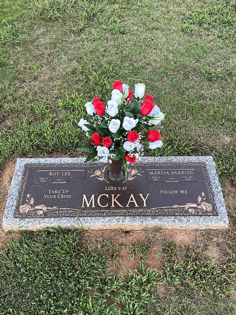 Marcia Parrish McKay's grave. Photo 1