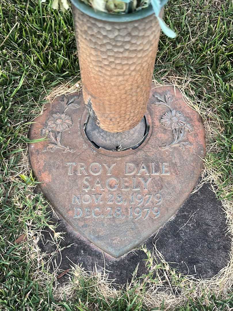 Troy Dale Sagely's grave. Photo 1