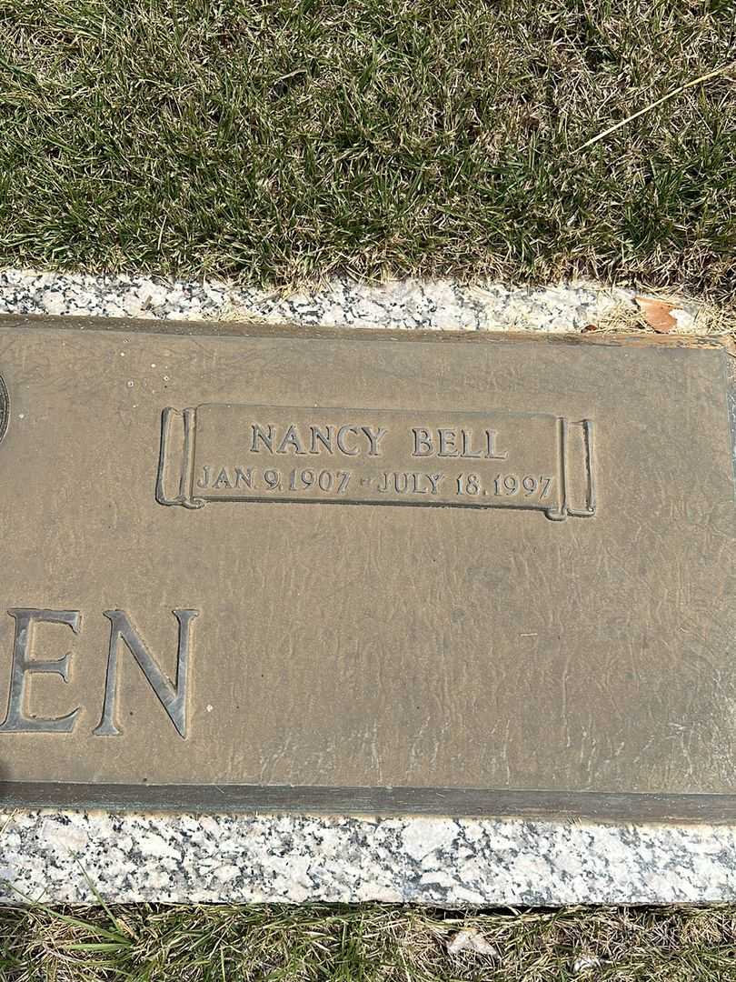 Nancy Bell Ogden's grave. Photo 3