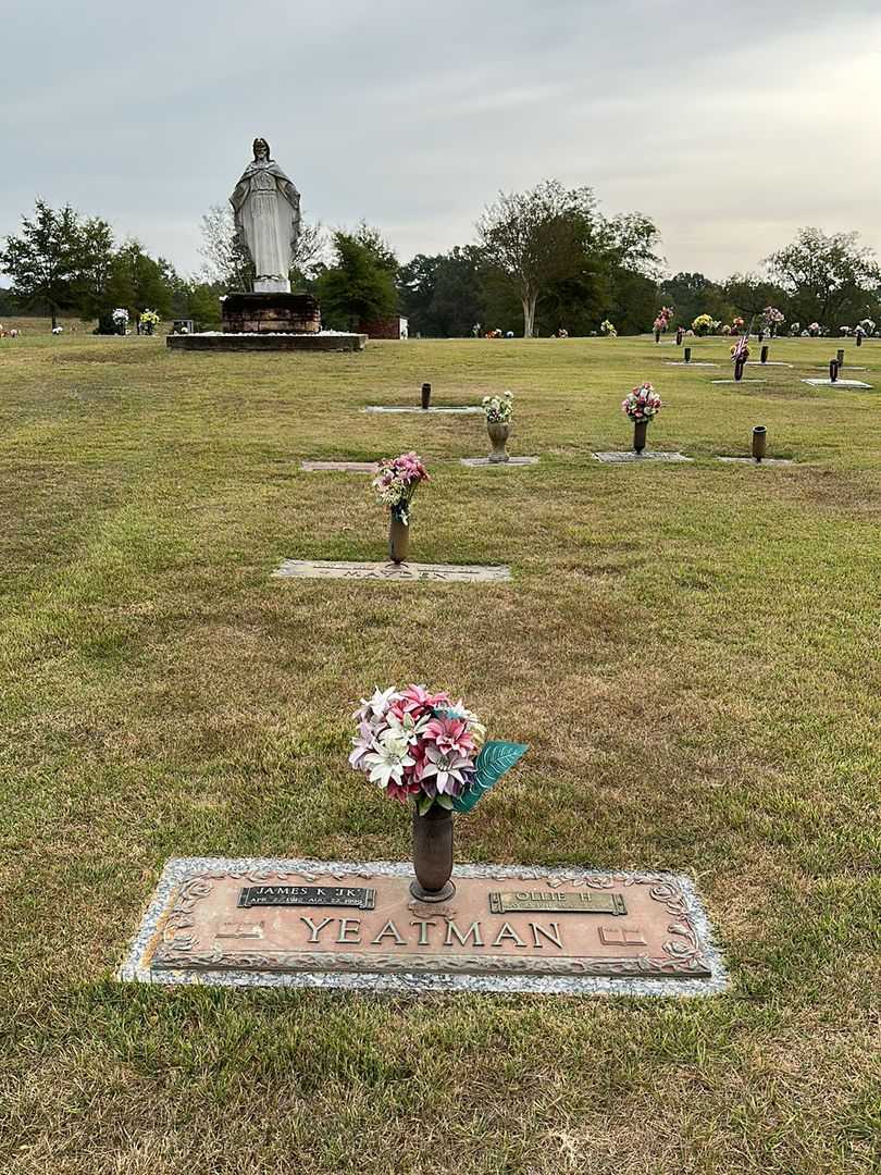 James K. "J. K." Yeatman Junior's grave. Photo 2