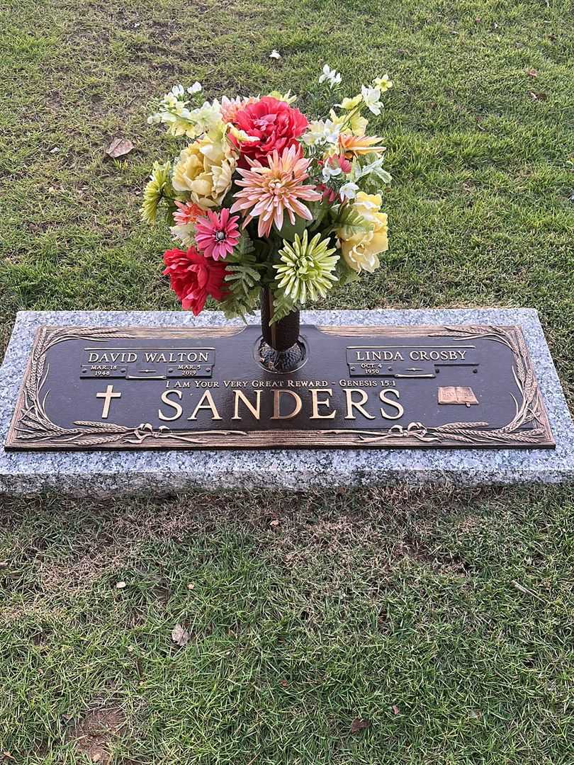 David Walton Sanders's grave. Photo 1