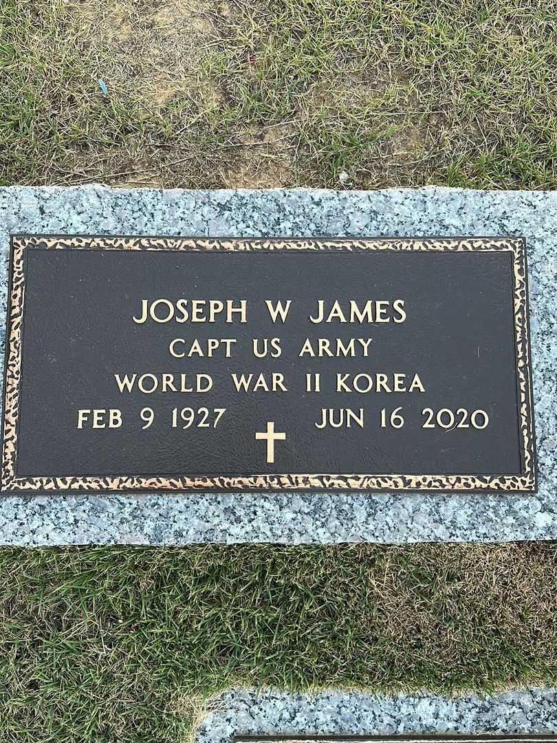 Joseph W. James's grave. Photo 5