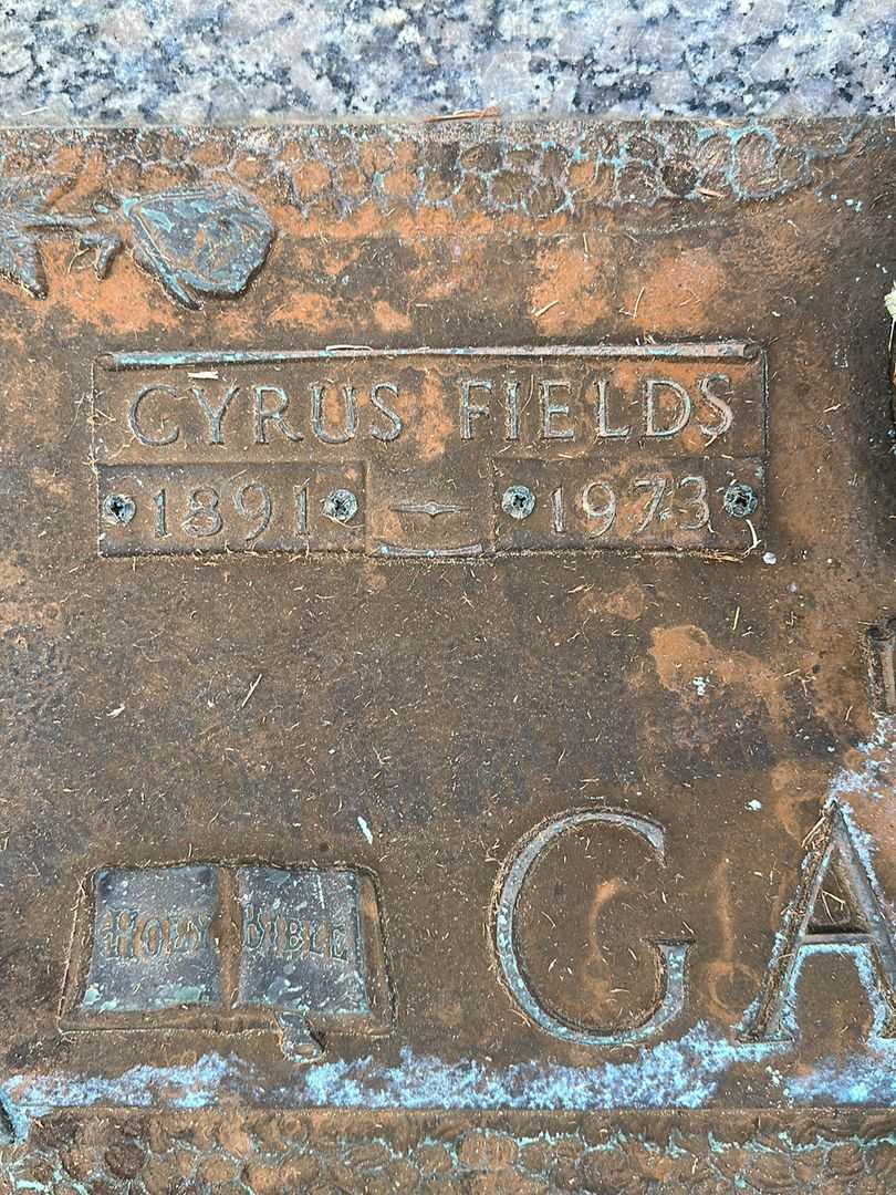 Cyrus Fields Gaddis's grave. Photo 3