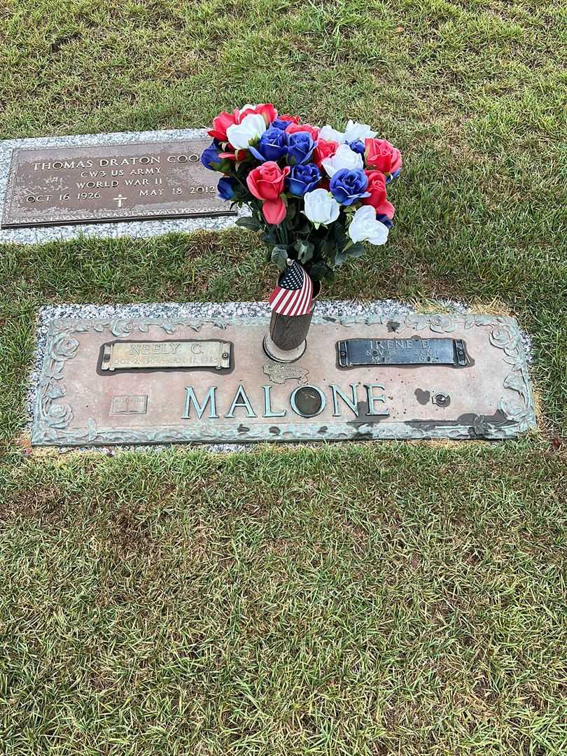 Irene Ervin Malone's grave. Photo 1