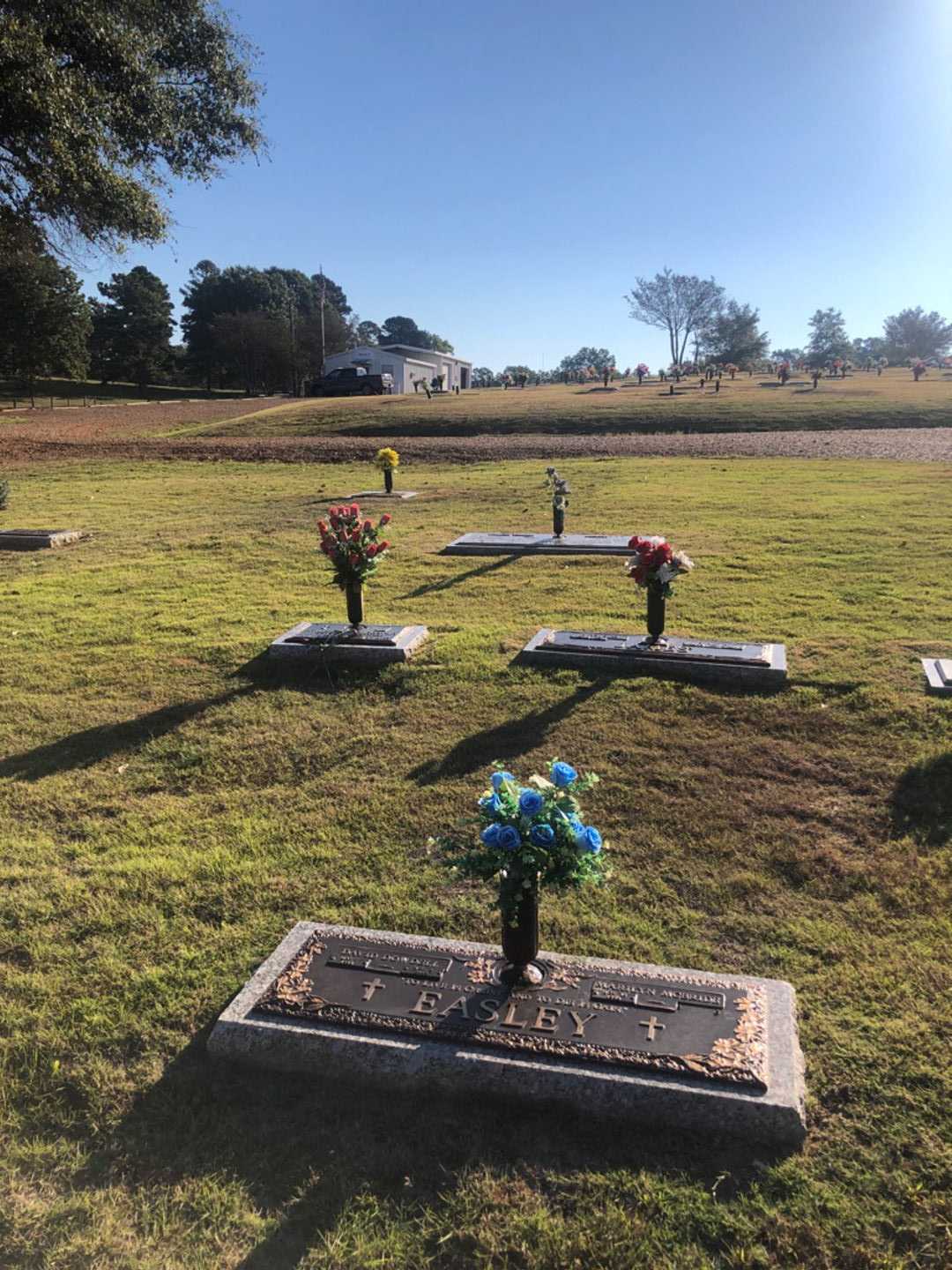 David Easley Senior's grave. Photo 3