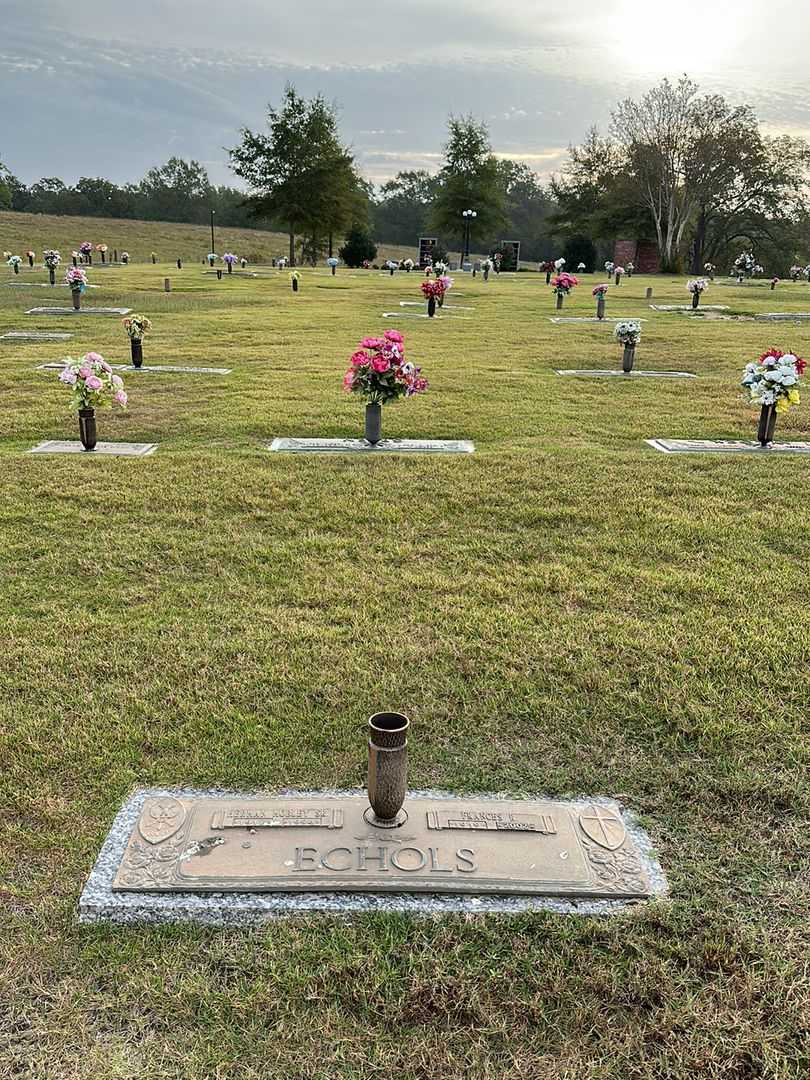 Frances R. Echols's grave. Photo 2