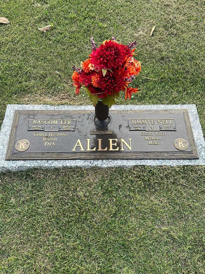 Bascom Lee Allen's grave. Photo 1