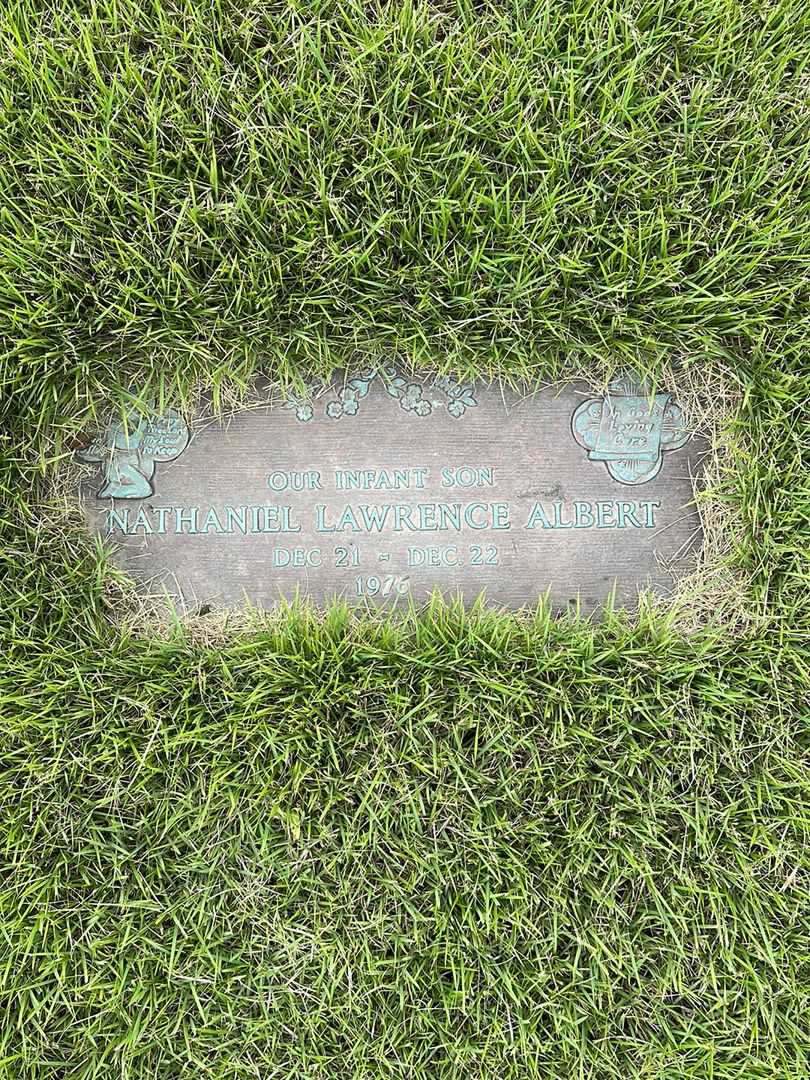 Nathaniel Lawrence Albert's grave. Photo 1