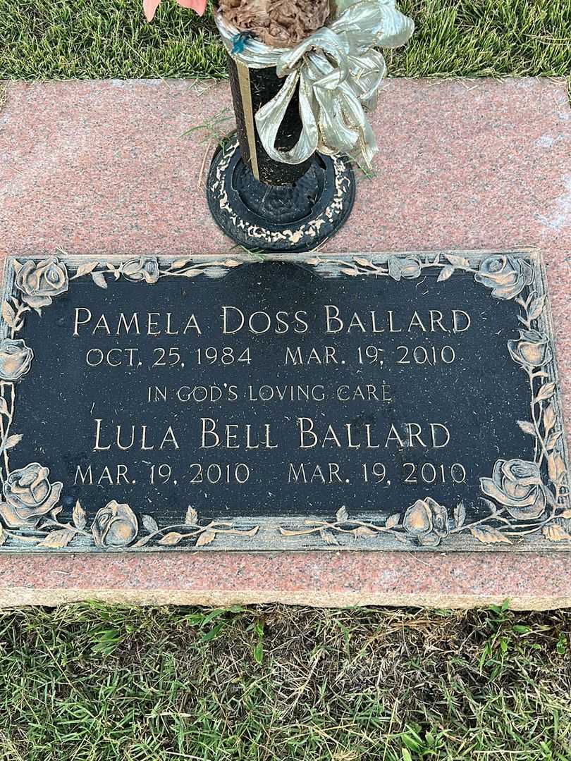 Lula Bell Ballard's grave. Photo 1