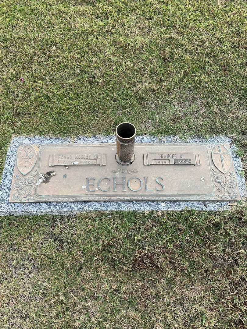 Frances R. Echols's grave. Photo 1