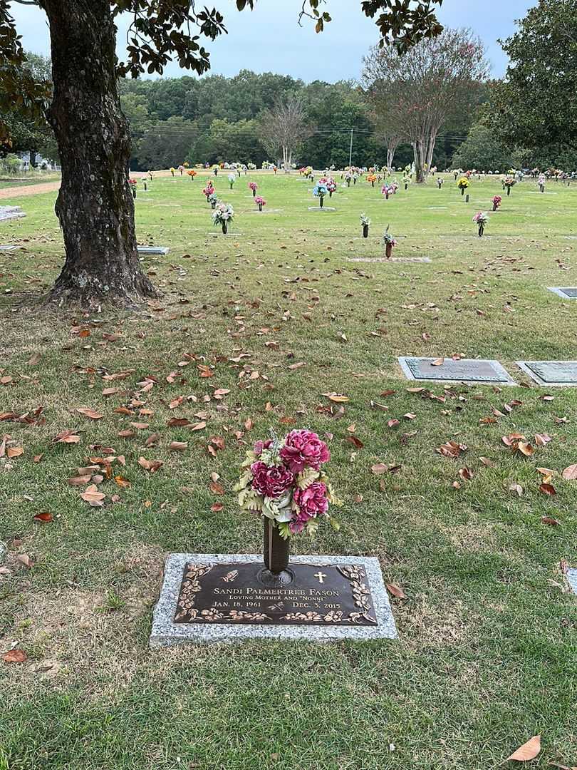 Sandi Palmertree Fason's grave. Photo 2