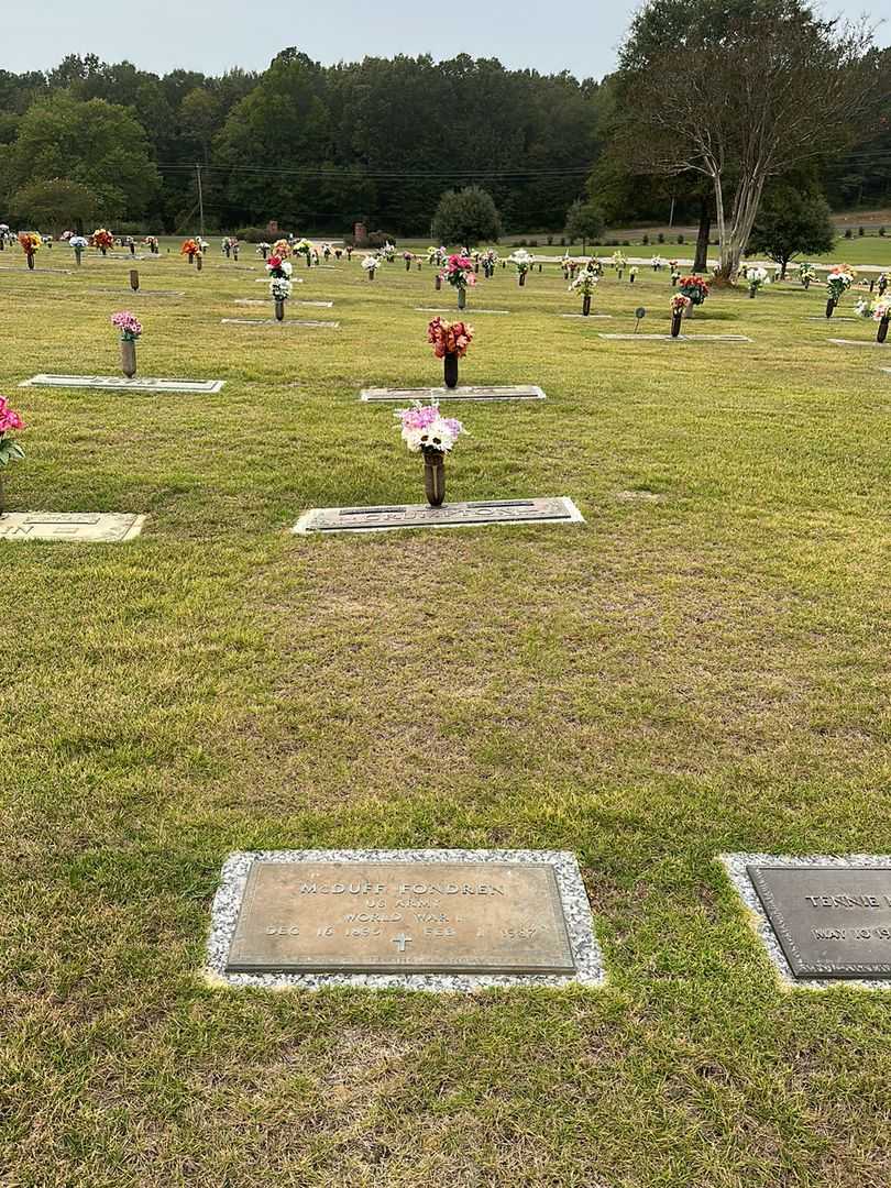 McDuff Fondren's grave. Photo 2