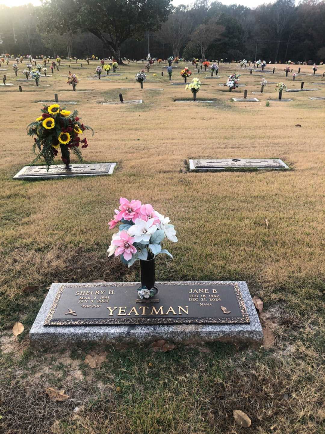 Jane Routon Yeatman's grave. Photo 1