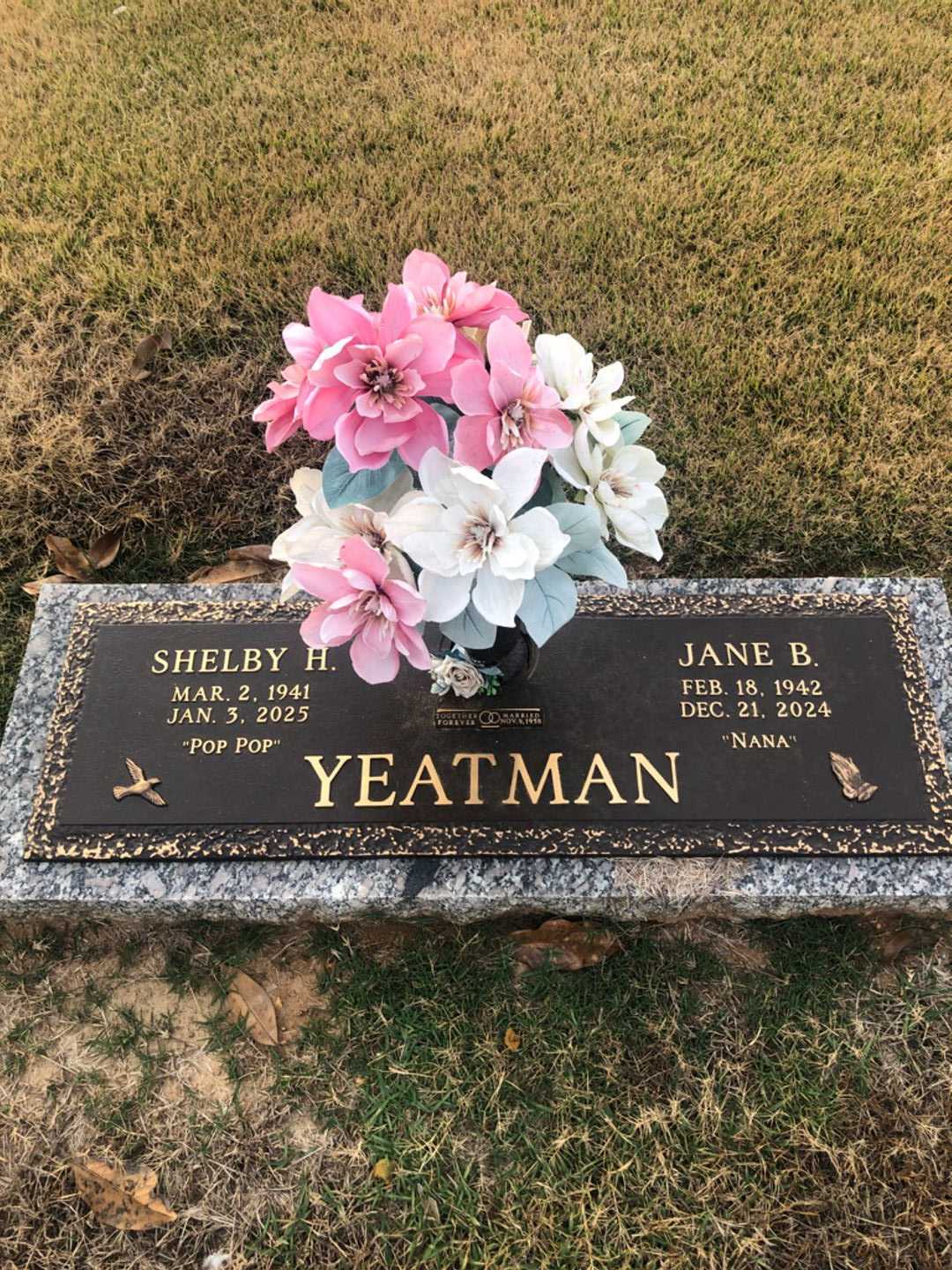 Jane Routon Yeatman's grave. Photo 2