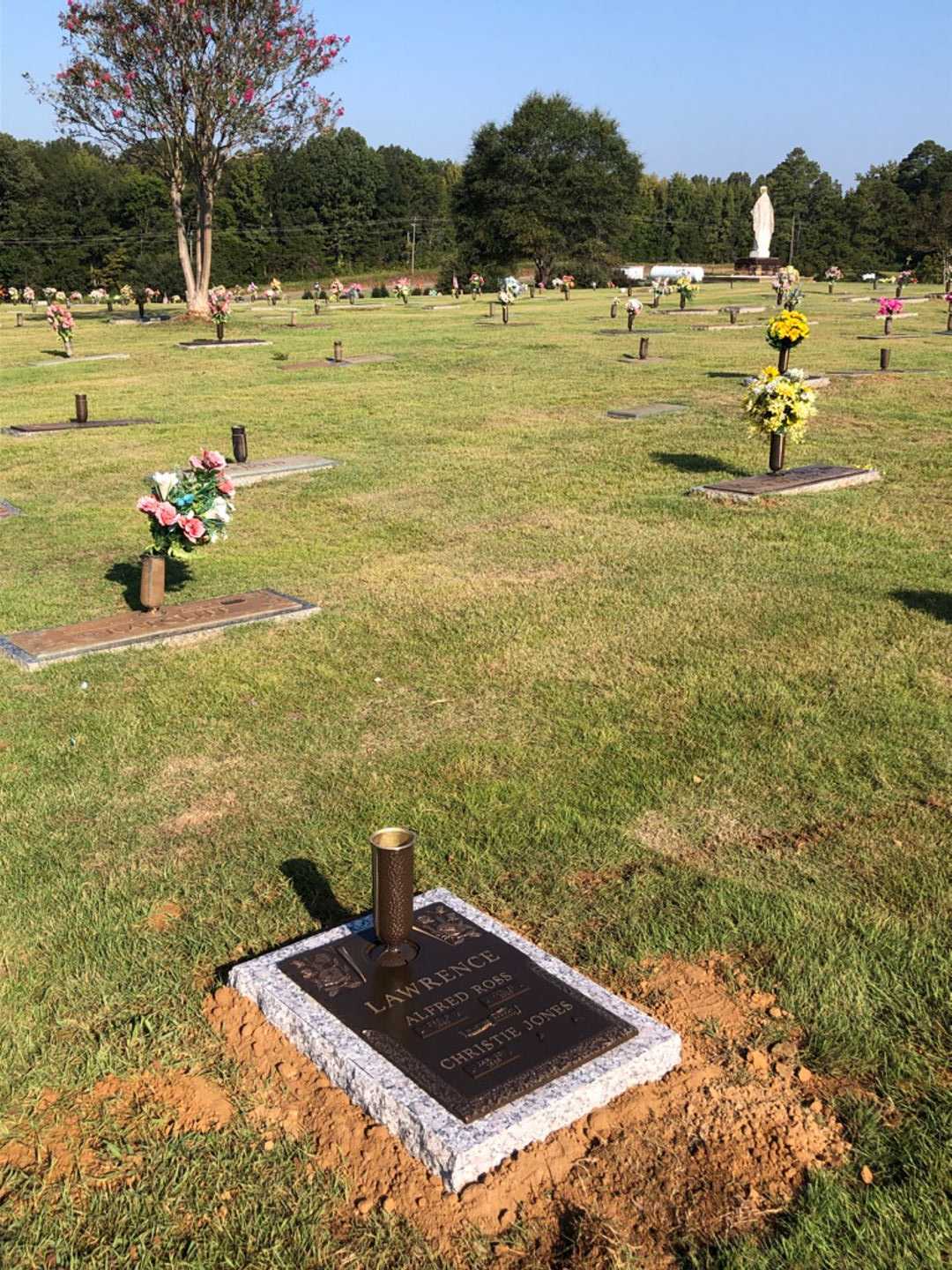 Alfred Ross "Andy" Lawrence Third's grave. Photo 2