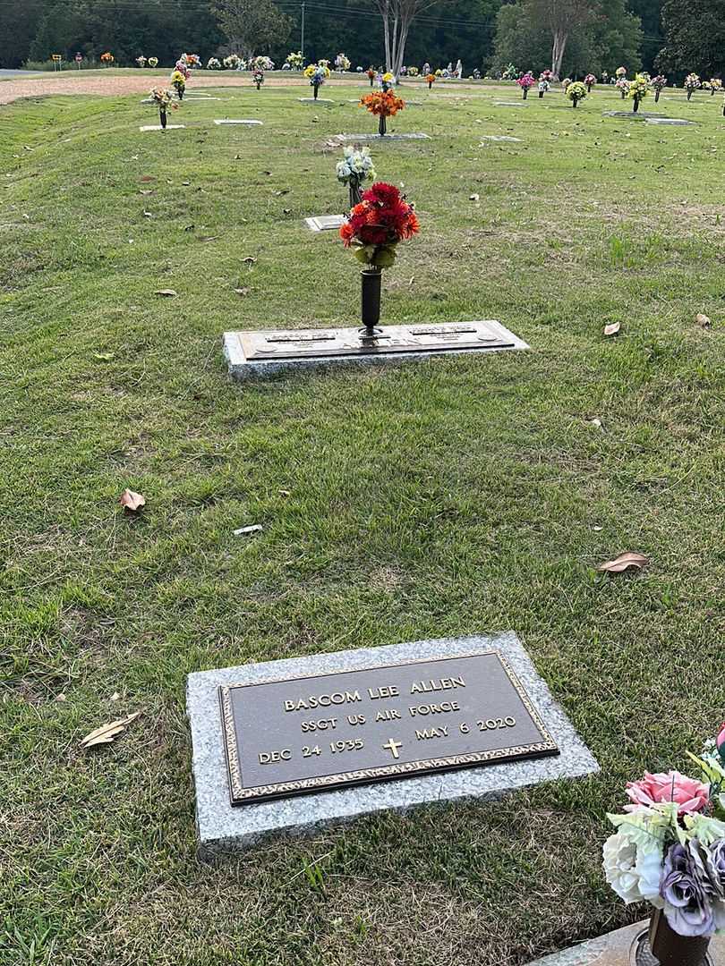Bascom Lee Allen's grave. Photo 4