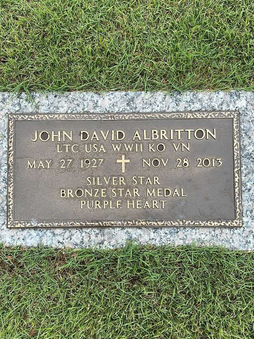 John David Albritton's grave. Photo 5