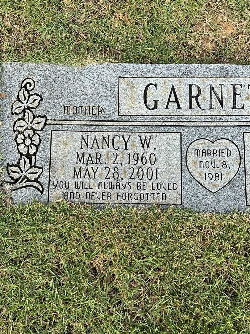 Nancy W. Garnett's grave. Photo 3