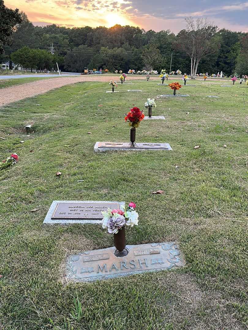 John W. Marsh's grave. Photo 2
