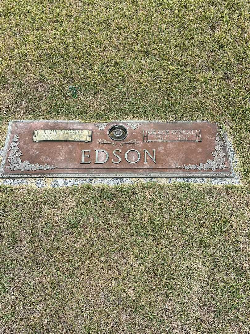 David Lawrence Edson's grave. Photo 1