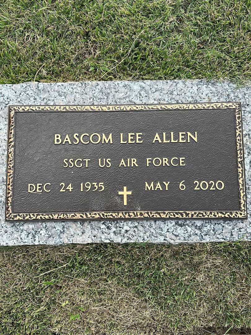 Bascom Lee Allen's grave. Photo 5