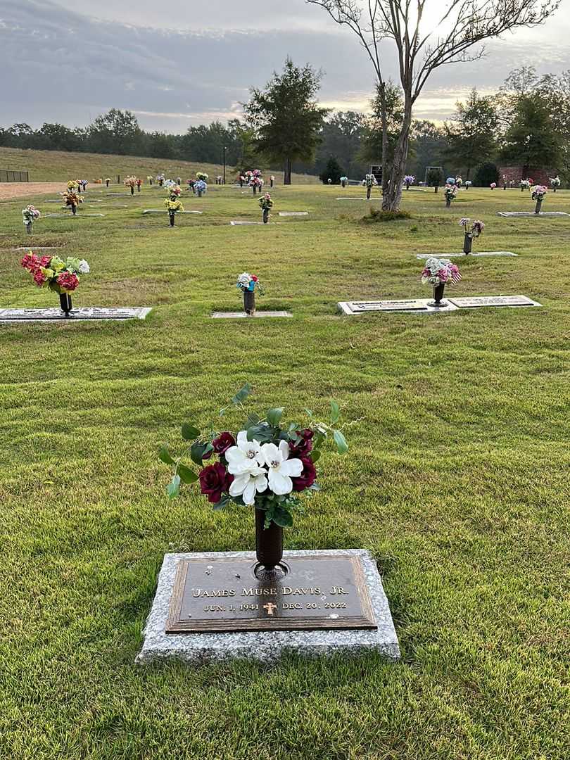 James Muse Davis Junior's grave. Photo 2