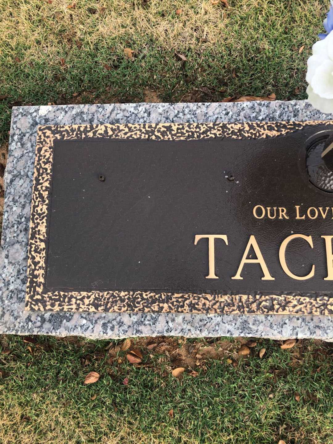 Jane Tackett's grave. Photo 3